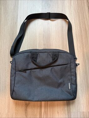 Lenovo Gray Laptop Shoulder Messenger Bag